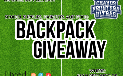 Lived Experiences Backpack Drive